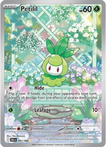 Petilil (091/086) [Scarlet & Violet: Black Bolt] | Good Games Cannington