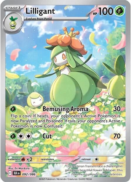 Lilligant (092/086) [Scarlet & Violet: Black Bolt] | Good Games Cannington