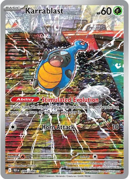 Karrablast (094/086) [Scarlet & Violet: Black Bolt] | Good Games Cannington