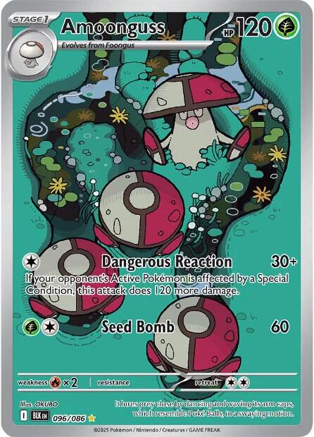 Amoonguss (096/086) [Scarlet & Violet: Black Bolt] | Good Games Cannington