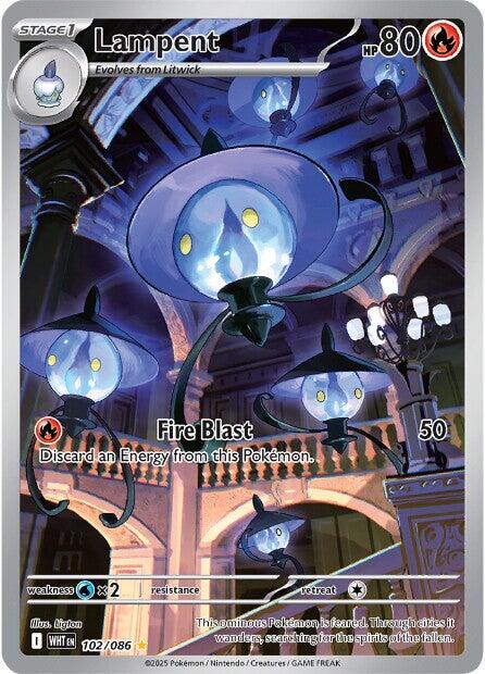 Lampent (102/086) [Scarlet & Violet: White Flare] | Good Games Cannington