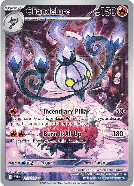 Chandelure (103/086) [Scarlet & Violet: White Flare] | Good Games Cannington