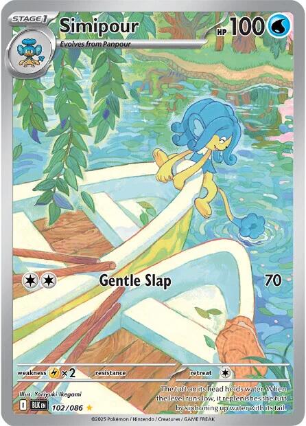 Simipour (102/086) [Scarlet & Violet: Black Bolt] | Good Games Cannington