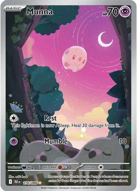 Munna (116/086) [Scarlet & Violet: Black Bolt] | Good Games Cannington
