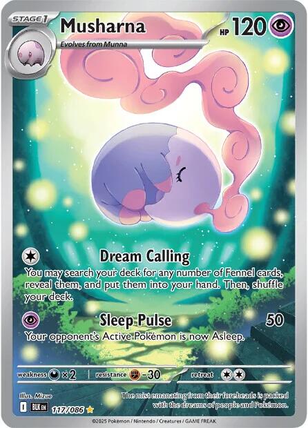 Musharna (117/086) [Scarlet & Violet: Black Bolt] | Good Games Cannington
