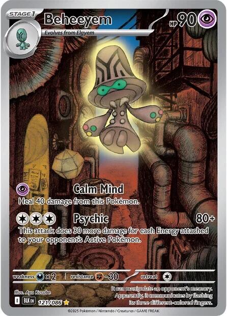 Beheeyem (121/086) [Scarlet & Violet: Black Bolt] | Good Games Cannington