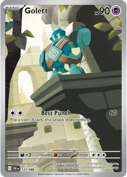 Golett (122/086) [Scarlet & Violet: Black Bolt] | Good Games Cannington