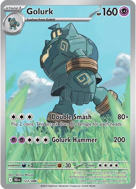 Golurk (123/086) [Scarlet & Violet: Black Bolt] | Good Games Cannington