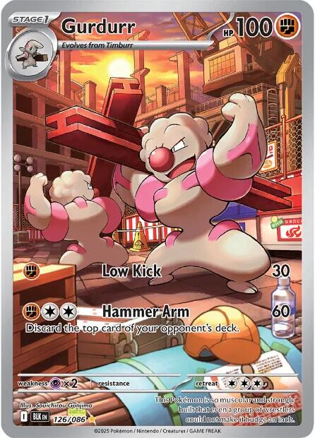 Gurdurr (126/086) [Scarlet & Violet: Black Bolt] | Good Games Cannington