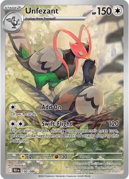 Unfezant (150/086) [Scarlet & Violet: Black Bolt] | Good Games Cannington