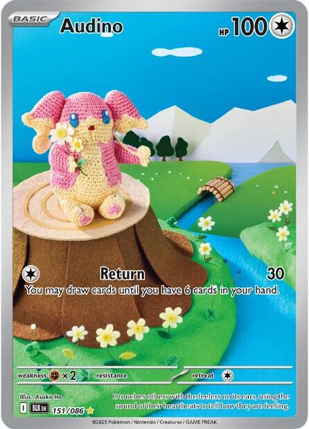 Audino (151/086) [Scarlet & Violet: Black Bolt] | Good Games Cannington