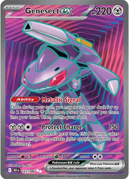 Genesect ex (161/086) [Scarlet & Violet: Black Bolt] | Good Games Cannington