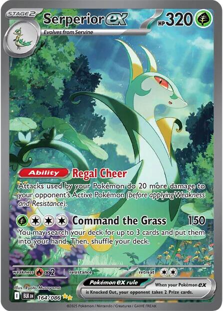 Serperior ex (164/086) [Scarlet & Violet: Black Bolt] | Good Games Cannington