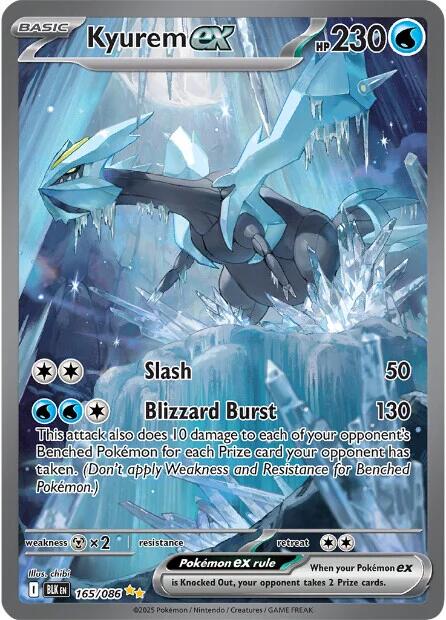 Kyurem ex (165/086) [Scarlet & Violet: Black Bolt] | Good Games Cannington