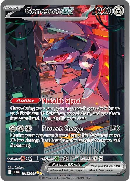 Genesect ex (169/086) [Scarlet & Violet: Black Bolt] | Good Games Cannington