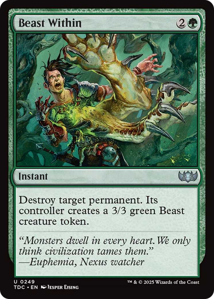 Beast Within [Tarkir: Dragonstorm Commander] | Good Games Cannington