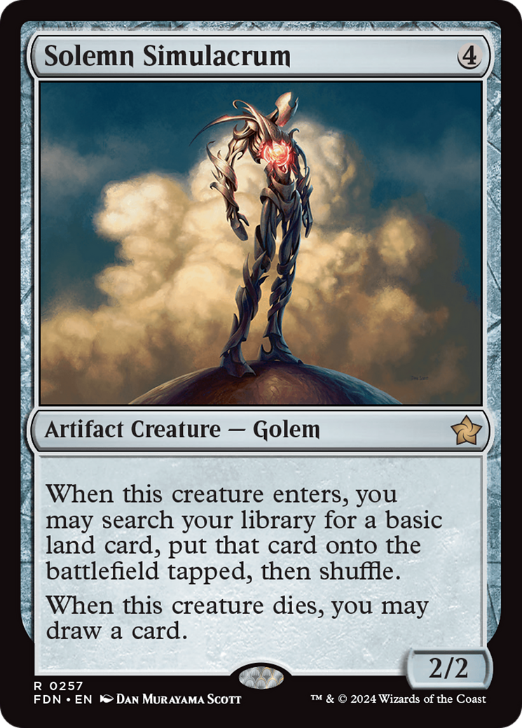Solemn Simulacrum [Foundations] | Good Games Cannington