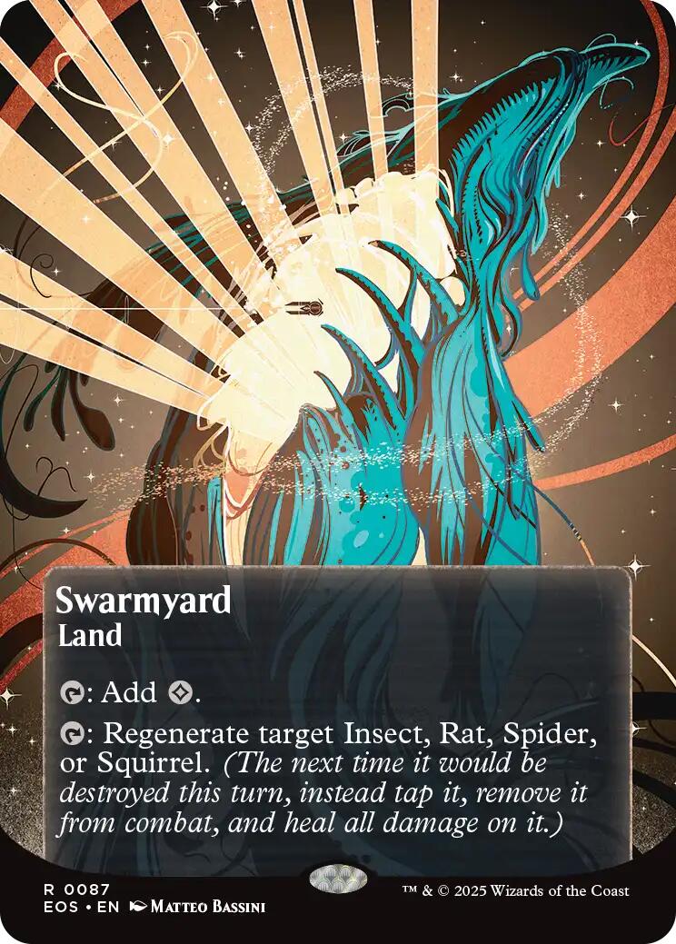 Swarmyard (0087) (Borderless) [Edge of Eternities: Stellar Sights] | Good Games Cannington