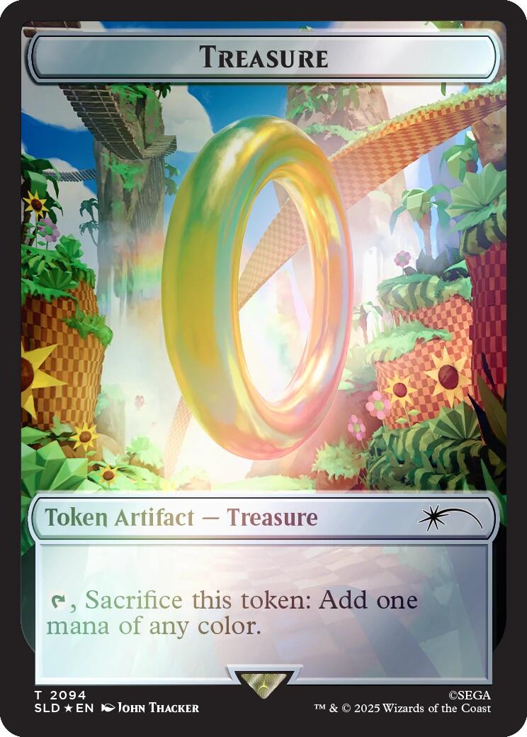 Treasure Token (2094) (Rainbow Foil) [Secret Lair Drop Series] | Good Games Cannington