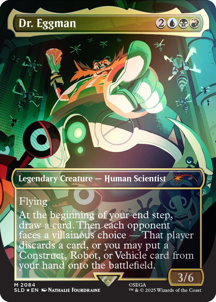Dr. Eggman (Rainbow Foil) [Secret Lair Drop Series] | Good Games Cannington