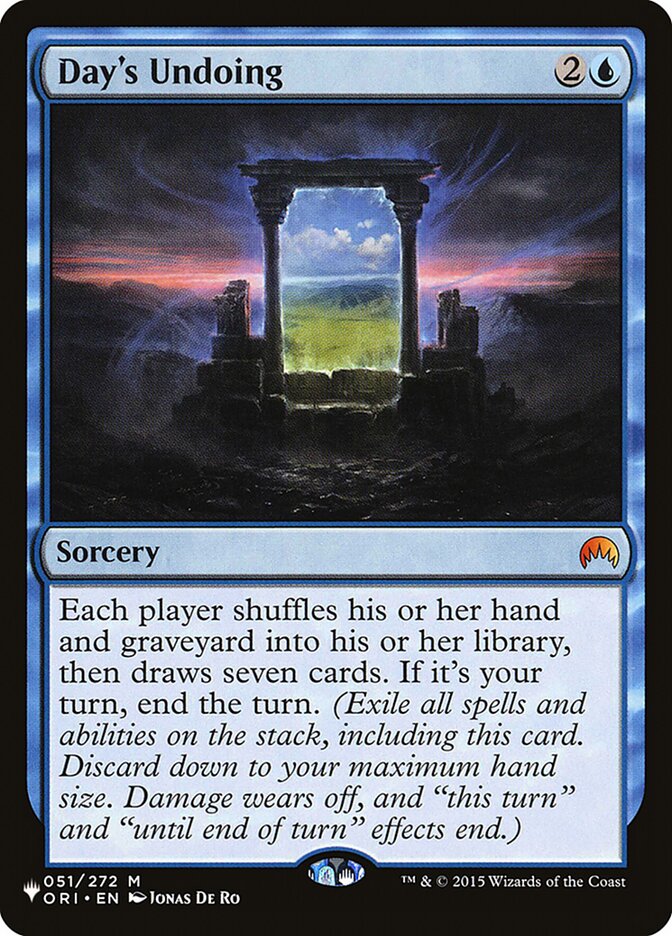Day's Undoing [The List] | Good Games Cannington