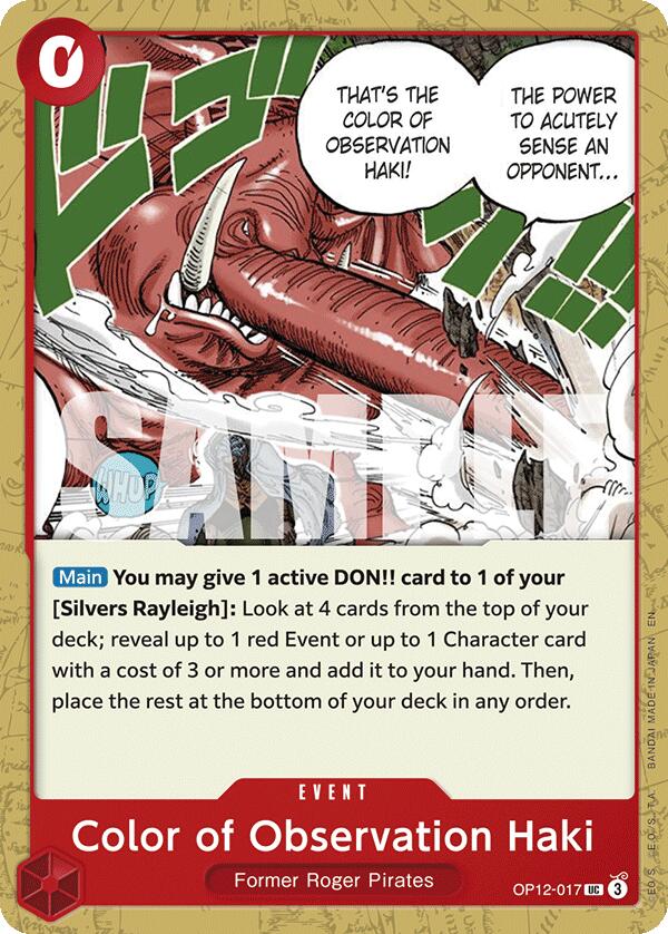 Color of Observation Haki [Legacy of the Master] | Good Games Cannington