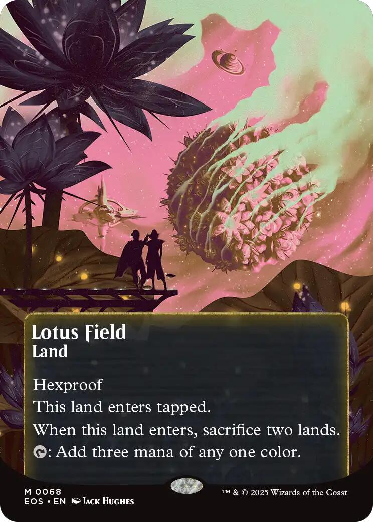 Lotus Field (0068) (Borderless) [Edge of Eternities: Stellar Sights] | Good Games Cannington
