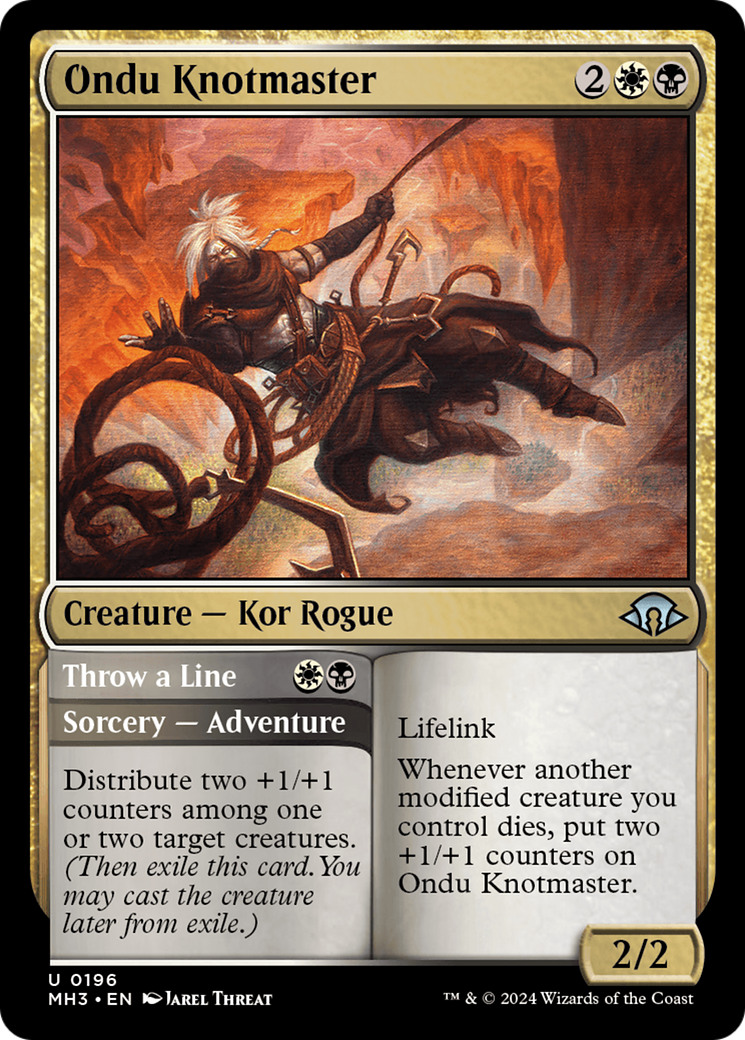 Ondu Knotmaster // Throw a Line [Modern Horizons 3] | Good Games Cannington