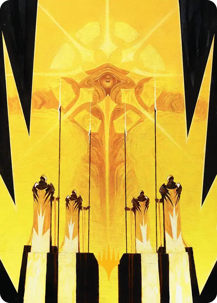 Hardlight Containment Art Card (Gold-Stamped Planeswalker Symbol) [Edge of Eternities Art Series] | Good Games Cannington