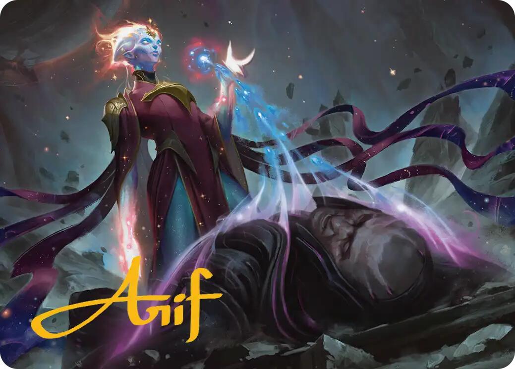 Lightstall Inquisitor Art Card (Gold-Stamped Signature) [Edge of Eternities Art Series] | Good Games Cannington