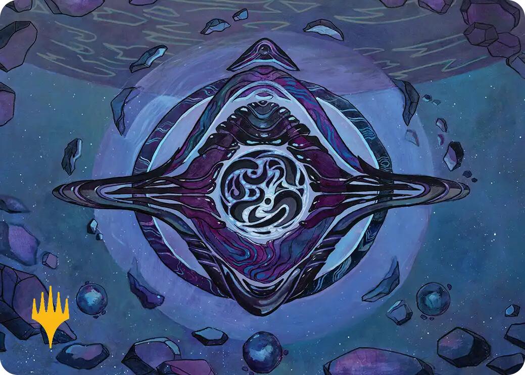 Archenemy's Charm Art Card (Gold-Stamped Planeswalker Symbol) [Edge of Eternities Art Series] | Good Games Cannington