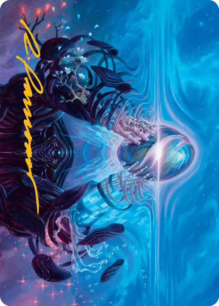 The Endstone Art Card (Gold-Stamped Signature) [Edge of Eternities Art Series] | Good Games Cannington