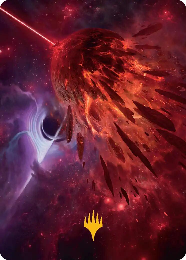 Kavaron, Memorial World Art Card (Gold-Stamped Planeswalker Symbol) [Edge of Eternities Art Series] | Good Games Cannington