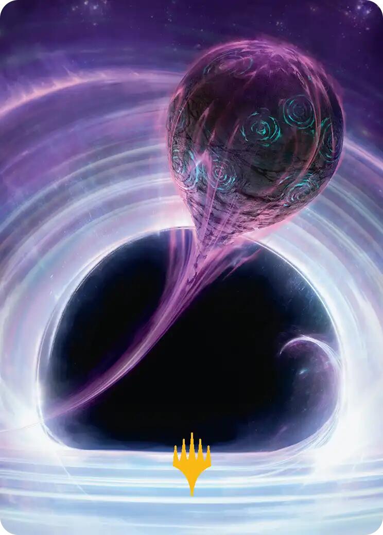 Susur Secundi, Void Altar Art Card (Gold-Stamped Planeswalker Symbol) [Edge of Eternities Art Series] | Good Games Cannington
