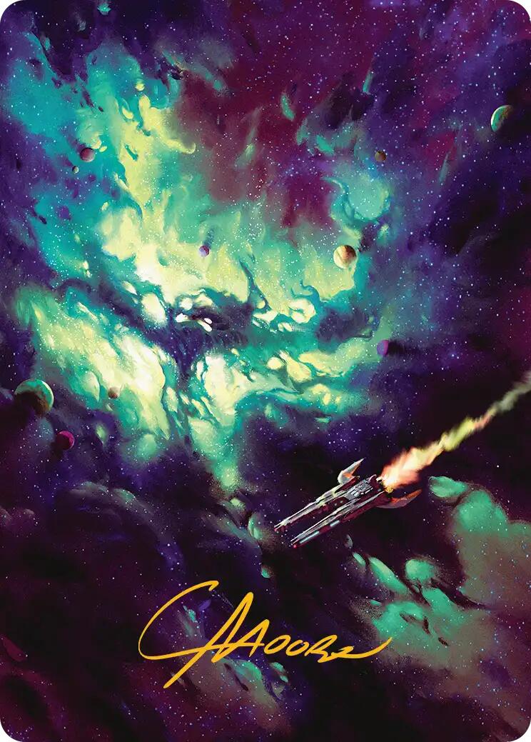 Blinkmoth Nexus Art Card (Gold-Stamped Signature) [Edge of Eternities Art Series] | Good Games Cannington