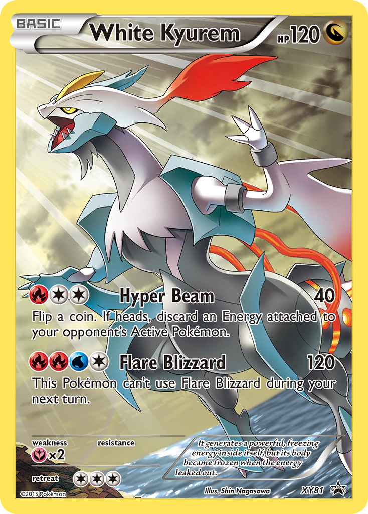 White Kyurem (XY81) (Full Art Promo) [XY: Black Star Promos] | Good Games Cannington