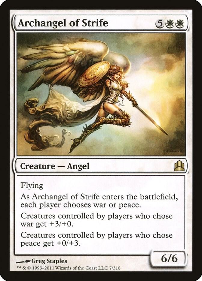 Archangel of Strife 7/318 (Commander)  | Good Games Cannington