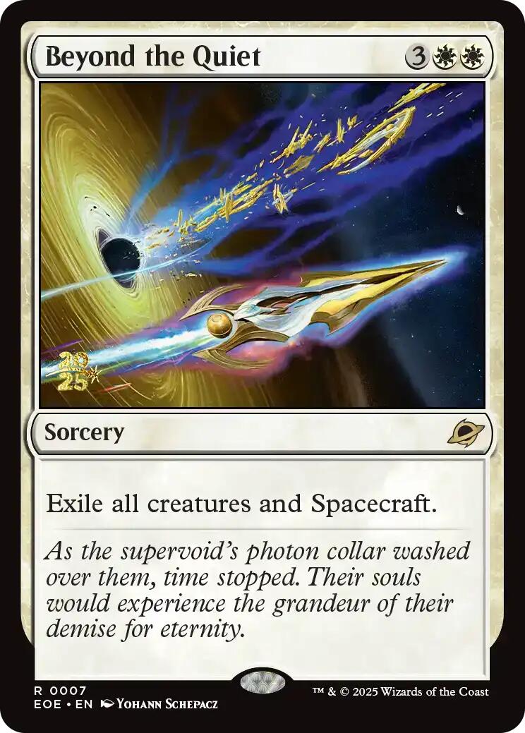 Beyond the Quiet [Edge of Eternities Prerelease Promos] | Good Games Cannington