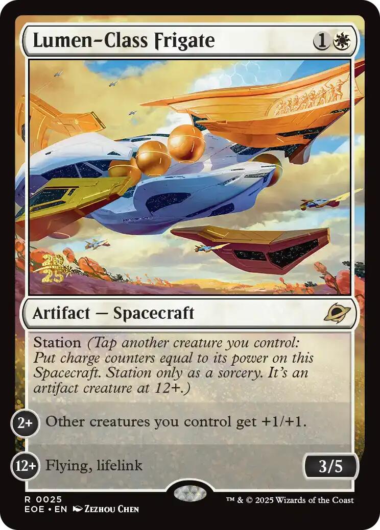 Lumen-Class Frigate [Edge of Eternities Prerelease Promos] | Good Games Cannington