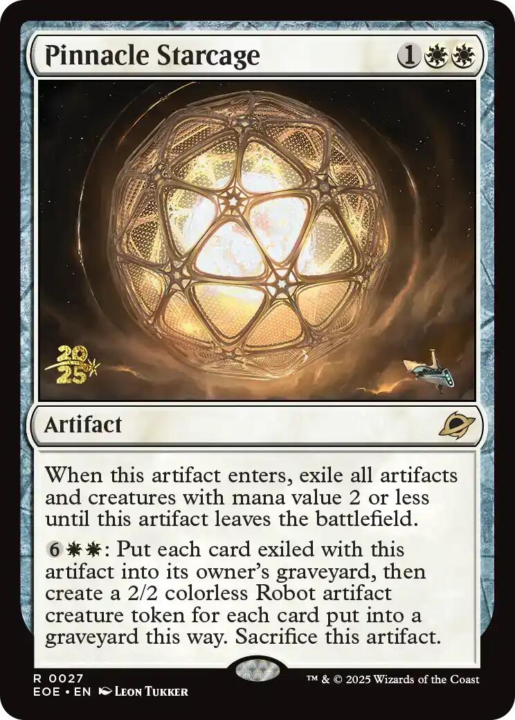 Pinnacle Starcage [Edge of Eternities Prerelease Promos] | Good Games Cannington