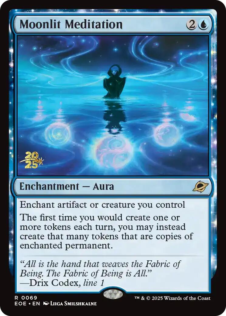 Moonlit Meditation [Edge of Eternities Prerelease Promos] | Good Games Cannington