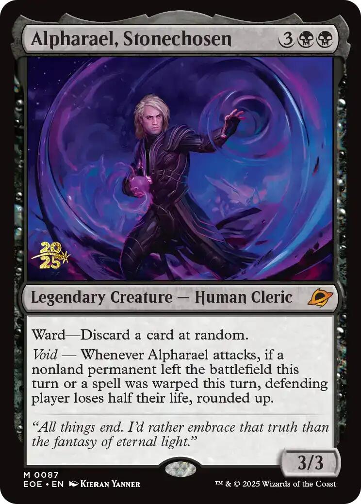 Alpharael, Stonechosen [Edge of Eternities Prerelease Promos] | Good Games Cannington