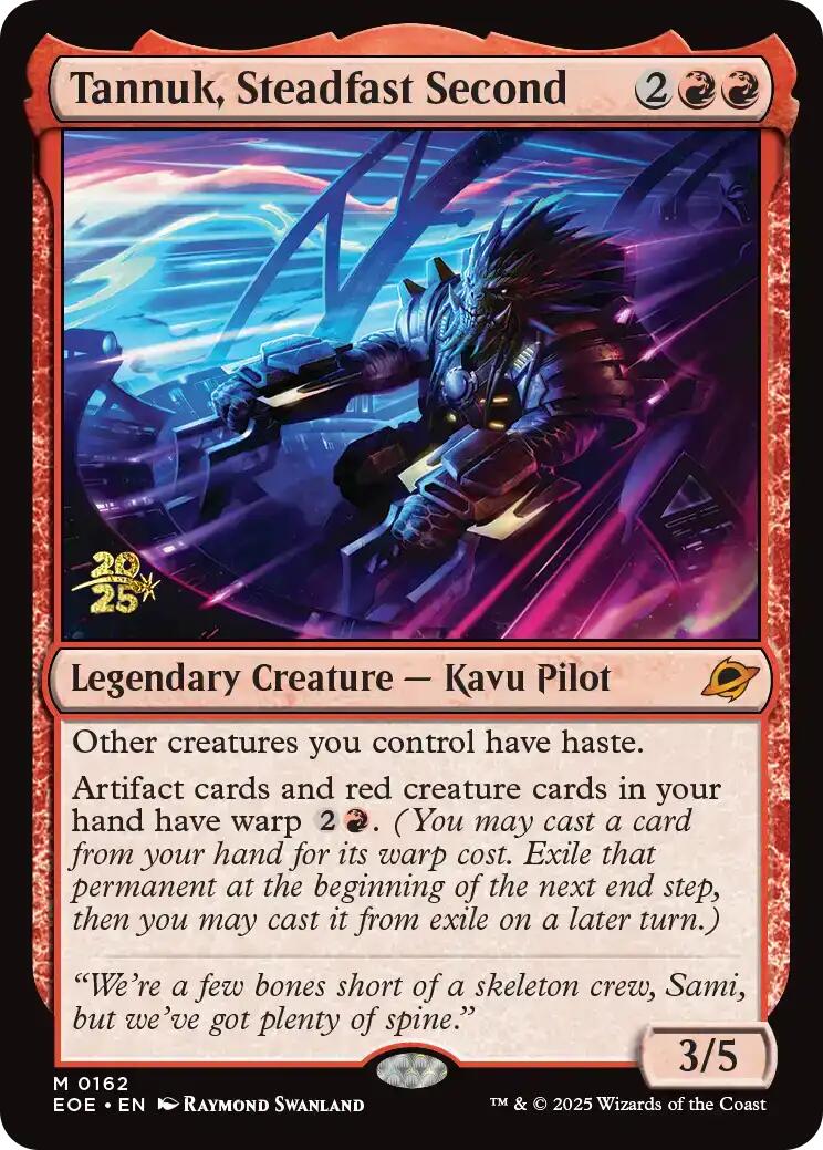 Tannuk, Steadfast Second [Edge of Eternities Prerelease Promos] | Good Games Cannington