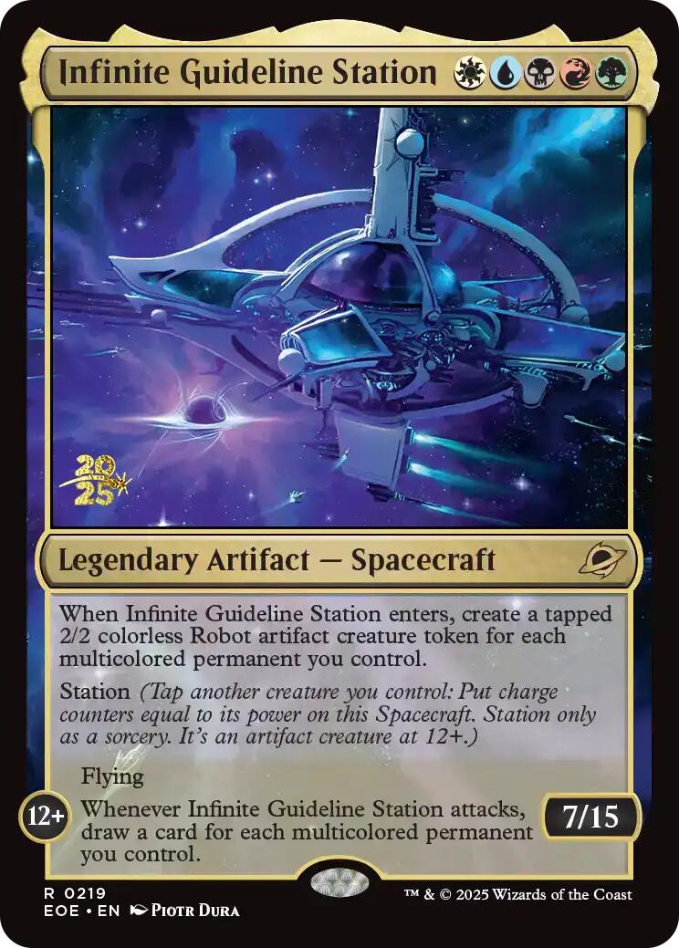 Infinite Guideline Station [Edge of Eternities Prerelease Promos] | Good Games Cannington