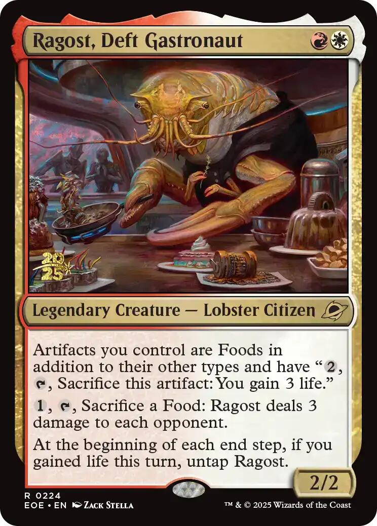 Ragost, Deft Gastronaut [Edge of Eternities Prerelease Promos] | Good Games Cannington