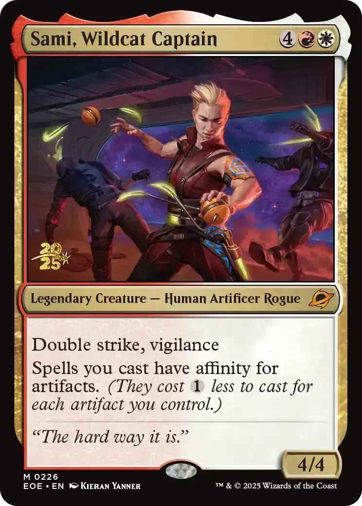 Sami, Wildcat Captain [Edge of Eternities Prerelease Promos] | Good Games Cannington