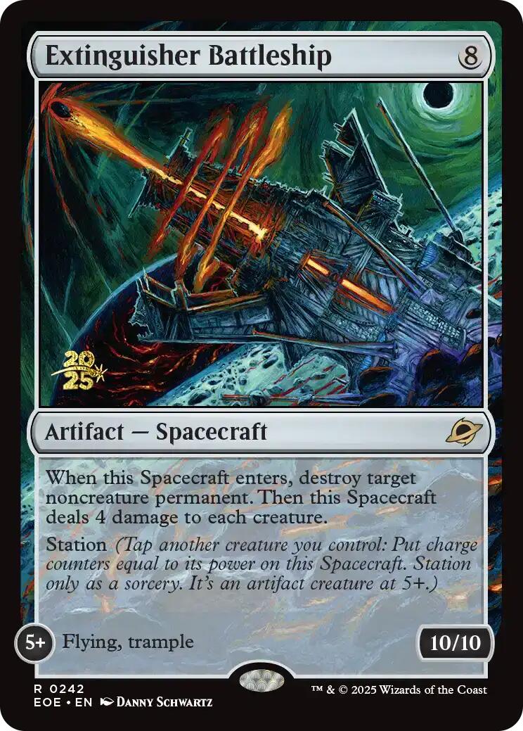 Extinguisher Battleship [Edge of Eternities Prerelease Promos] | Good Games Cannington