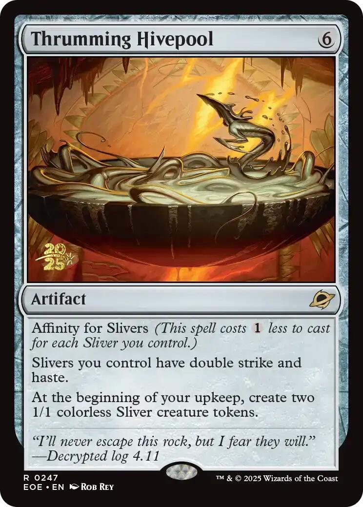 Thrumming Hivepool [Edge of Eternities Prerelease Promos] | Good Games Cannington