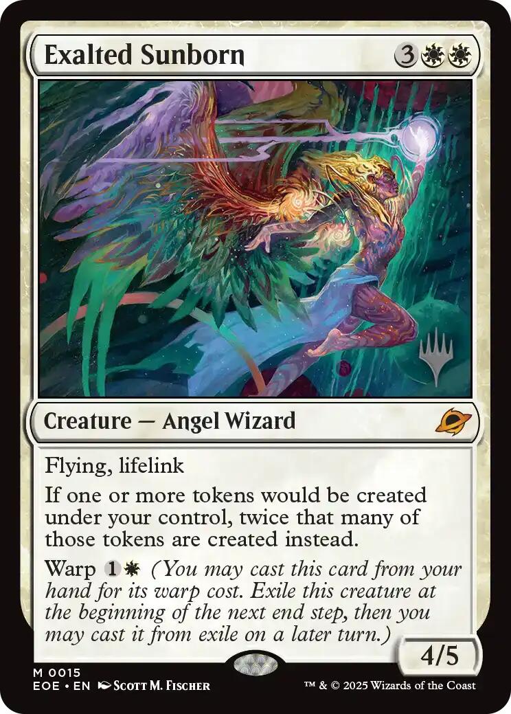 Exalted Sunborn [Edge of Eternities Promo Pack] | Good Games Cannington