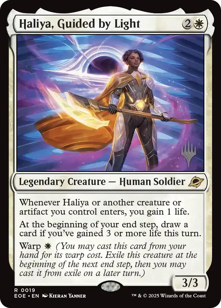 Haliya, Guided by Light [Edge of Eternities Promo Pack] | Good Games Cannington